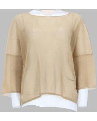 Circus Hotel - Lurex Ribbed Mini Top - Lyst