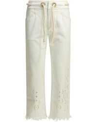 Isabel Marant - Alison Cotton Straight-Leg Jeans - Lyst