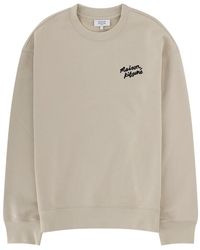 Maison Kitsuné - Felpa Con Logo - Lyst