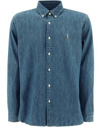 Polo Ralph Lauren - Custom-Fit Denim Shirt - Lyst