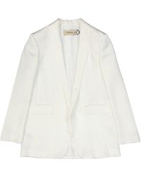 Blanca Vita - Satin Effect Jacket - Lyst
