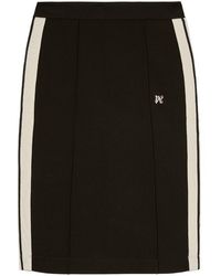 Palm Angels - Monogram Midi Skirt - Lyst