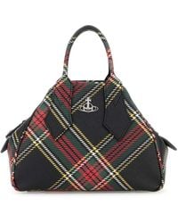 Vivienne Westwood - Printed Synthetic Leather Small Yasmine Handbag - Lyst
