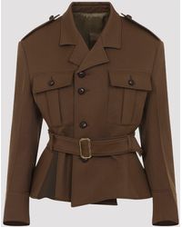 Celine - Peplum Jacket - Lyst