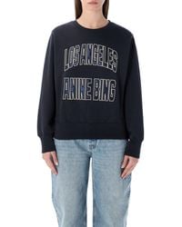 Anine Bing - Harry Shrunken Sweatshirt - Lyst