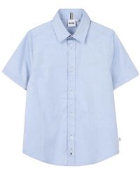 BOSS - Camicia A Maniche Corte - Lyst