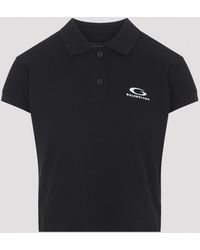 Balenciaga - Loop Sports Icon Kurzarm-Polohemd - Lyst