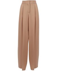 Alberta Ferretti - Cady Stretch Wide Leg Trousers - Lyst