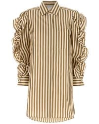 Max Mara - Printed Silk Manna Shirt Dress - Lyst