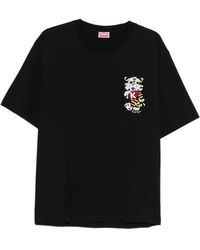 KENZO - Geborduurd T-shirt - Lyst