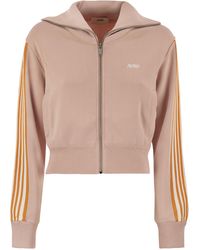 Autry - Knitted Tennis-Style Zip Sweatshirt - Lyst