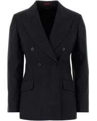 Gucci - Charcoal Wool Blazer - Lyst