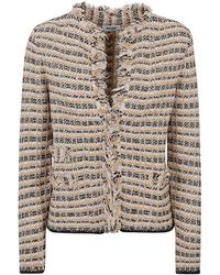 Base London - Giacca Di Miscela Di Cotone - Lyst