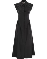 Sportmax - Fabiana Sleeveless Cotton Dress - Lyst