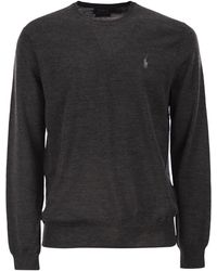 Polo Ralph Lauren - Slim-Fit Washable Wool Crew Neck Jumper - Lyst