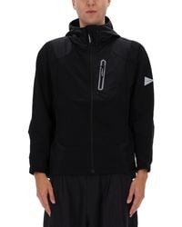 and wander - Minimalist Jacket With Hood - Lyst