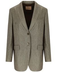 Twinset - Single Breasted Blazer - Lyst