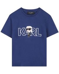 KARL LAGERFELD - T Shirt With Logo - Lyst
