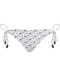 Vilebrequin - Adjustable Bikini Bottoms With Turtle Print - Lyst