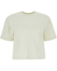 Off-White c/o Virgil Abloh - Off Ivory Cotton Oversize T-Shirt - Lyst