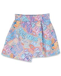 Marcelo Burlon - Panel Sweatskirt - Lyst