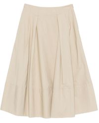 Woolrich - Cotton Long Skirt - Lyst