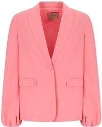 Twinset - Single Breasted Blazer - Lyst