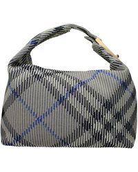 Burberry - Handtaschen Peg Frauen Polyamid Grün/Flechte - Lyst