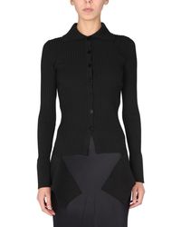 ANDREADAMO - Cardigan With Cut Out Details - Lyst