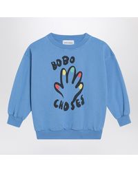 Bobo Choses - Light Sweatshirt With Logo Print - Lyst