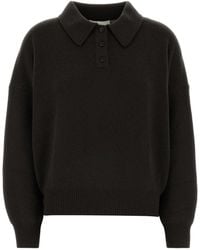 Lisa Yang - Dark Cashmere Etta Polo Shirt - Lyst