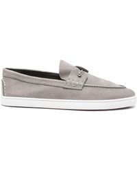 Christian Louboutin - Chambeliboat Suede Leather Loafers - Lyst