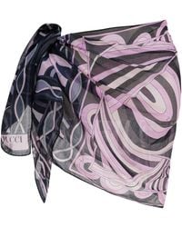 PUCCI - Pareo con estampado iridiscente de - Lyst