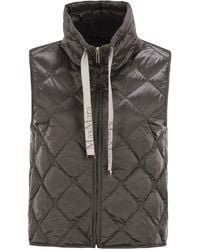 Max Mara - Tegic Chaleco acolchado de lona a prueba de goteo - Lyst
