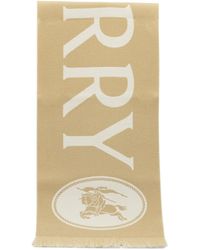 Burberry - Bufanda con flecos "Ekd" - Lyst