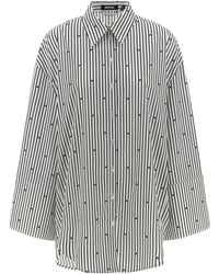 ROTATE BIRGER CHRISTENSEN - Rotar Birger Christensen Camisa de rayas de gran tamaño 'Poplin' - Lyst
