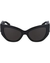 Balenciaga - Zonnebrillen Bb0322 S 001 Zwart Zwart Grijs /19/125 - Lyst