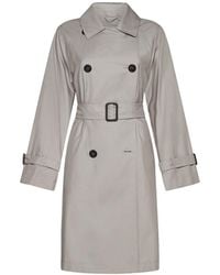Max Mara - Max Mara Il Cubo Il Trench Di Cotone Miscela Cubo - Lyst