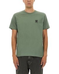 Belstaff - T-Shirt With Logo Patch - Lyst