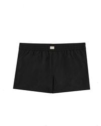 Dolce & Gabbana - Traje de baño de con placa del logotipo - Lyst