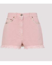 Valentino - Denim Shorts - Lyst