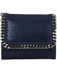 Stella McCartney - Stella Mc Cartney Wallets Eco Suede/Ink - Lyst