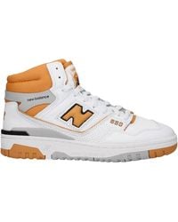 New Balance - Sneakers 650 Uomo Pelle Bianco/Canyon - Lyst