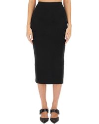 McQueen - Knit Pencil Skirt - Lyst