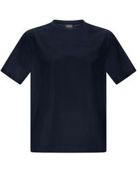Herno - T -Shirts und Polos Blau - Lyst