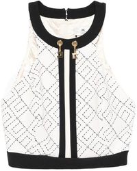 Elisabetta Franchi - Bi Color Top - Lyst