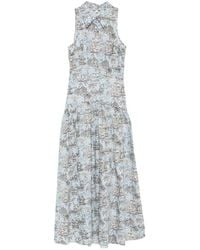 STAUD - Romy Long Dress - Lyst