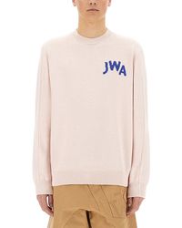 JW Anderson - Jw Anderson Jersey With Logo - Lyst