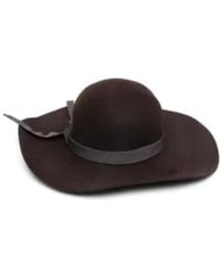 P.A.R.O.S.H. - Cappello A Tesa Larga Marrone - Lyst