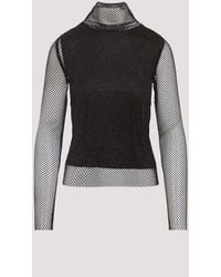 Sportmax - Gerarda Crystal Top With Stand-Up Collar - Lyst